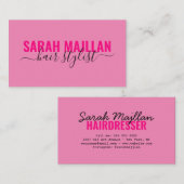 Professional modern Hair Stylist-Visitekaartje Visitekaartje (Voorkant / Achterkant)