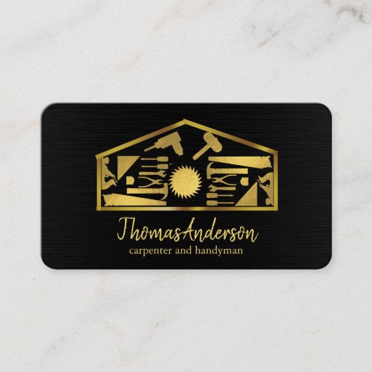 Professional Modern Home Repair Handyman Visitekaartje (Voorkant)
