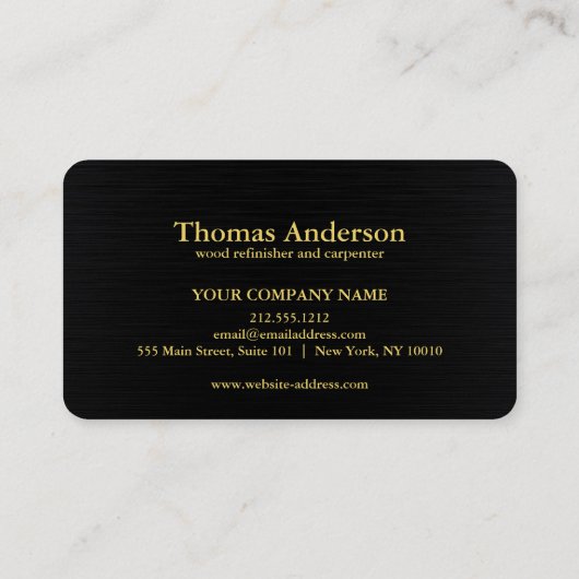 Professional Modern Home Repair Handyman Visitekaartje (Achterkant)