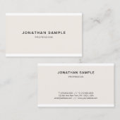 Professional Modern Minimalist Connect With Us Visitekaartje (Voorkant / Achterkant)