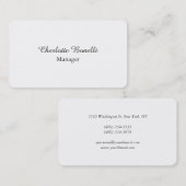 Professional Modern Minimalist Creative Visitekaartje (Voorkant / Achterkant)