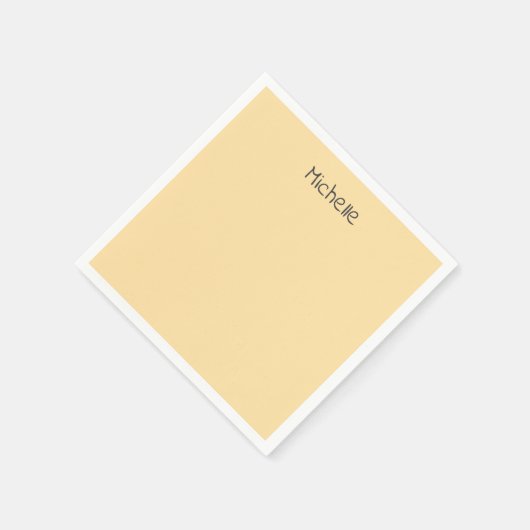 Professional Modern Minimalist Plain Own Name Servet (Hoek)