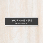 Professional Modern Office Door Sign Deurbordje (Voorkant)