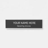 Professional Modern Office Door Sign Deurbordje (Voorkant)