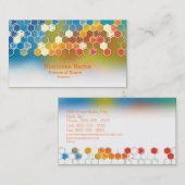 Professional Modern Science Business Laboratory Visitekaartje (Voorkant / Achterkant)