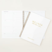 Professional Modern White en Gold Planner (Display)