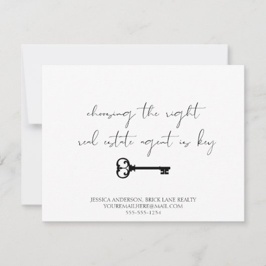 Professional Moderne marketing van Real Estate Age Kaart (Voorkant)