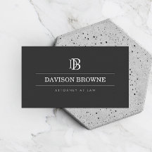 Professional Monogram donkergrijs