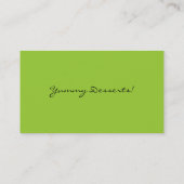 Professional Monogram Visitekaartje Groen zwart (Achterkant)
