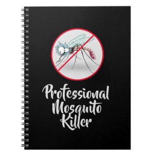 Professional Mosquito Killer Black Notitieboek