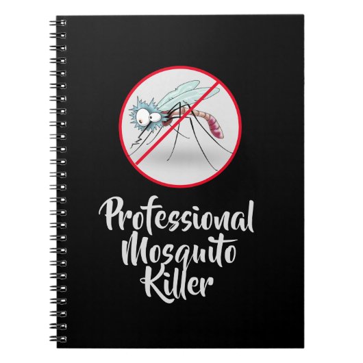 Professional Mosquito Killer Black Notitieboek (Voorkant)