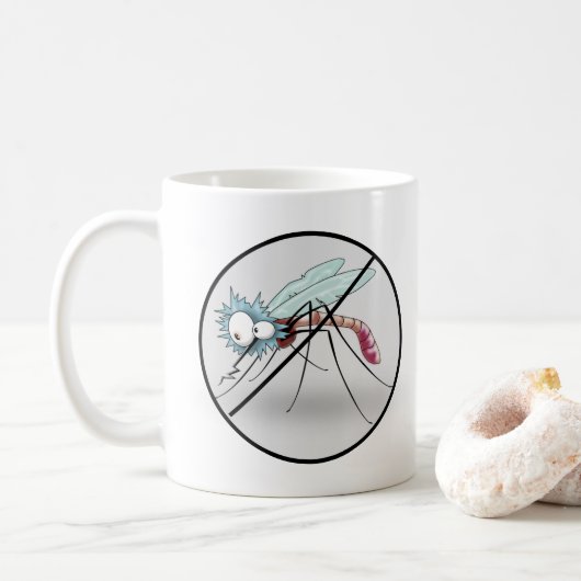 Professional Mosquito Killer Funny Koffiemok (Met donut)