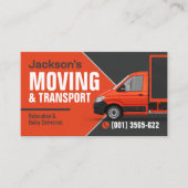 Professional Moving Services - Relocation Visitekaartje (Voorkant)