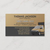 Professional Moving Services - Relocation Visitekaartje (Achterkant)