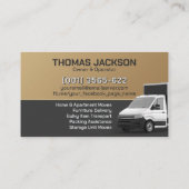 Professional Moving Services - Relocation Visitekaartje (Achterkant)