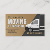 Professional Moving Services - Relocation Visitekaartje (Voorkant)