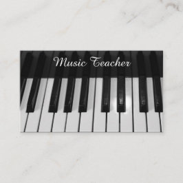 Professional Music Teacher Visitekaartje
