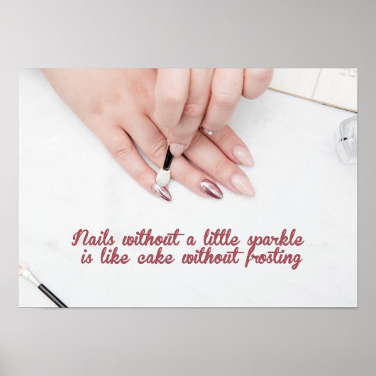 Professional Nail Care Wall Art Poster (Voorkant)