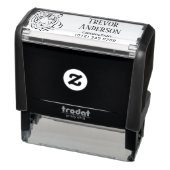 Professional Name and Contact Information Tiger Zelfinktende Stempel (Product)