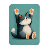 Professional Nap Taker Funny Sleeping Cat Magneet (Verticaal)
