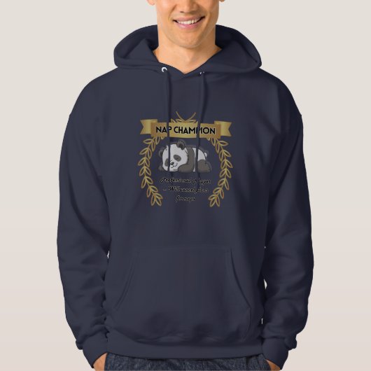 Professional Napper Funny Sleep Lover Hoodie (Voorkant)