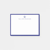 Professional Navy Nautical Post-it® Notes (Voorkant)