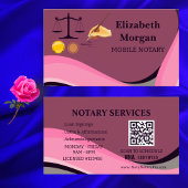Professional Notary Public Business Card Template  Visitekaartje