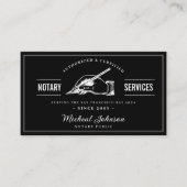 Professional Notary Services QR Code Customizable Visitekaartje (Voorkant)