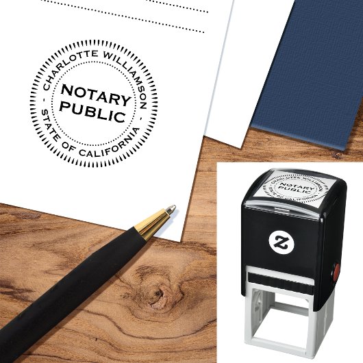 Professional Notional Public Loan Signing Agent Zelfinktende Stempel