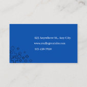 Professional Nurse Business Card Template Visitekaartje (Achterkant)