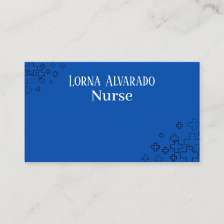 Professional Nurse Business Card Template Visitekaartje