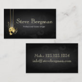 Professional Opera Singer Note Melody Card Visitekaartje (Voorkant / Achterkant)