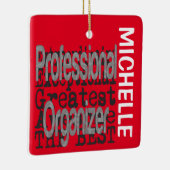 Professional Organizer Extraordinaire CUSTOM Keramisch Ornament (Rechts)