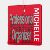 Professional Organizer Extraordinaire CUSTOM Keramisch Ornament (Links)