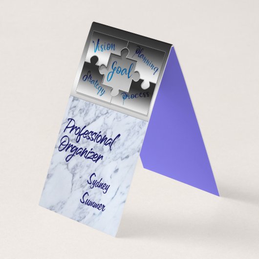 Professional Organizer Visitekaartje (Achterkant)