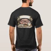 Professional Overthinker 24/7 Funny Brain Coffee S T-shirt (Achterkant)