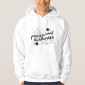 Professional Overthinker – Adult Pullover Hoodie (Voorkant)