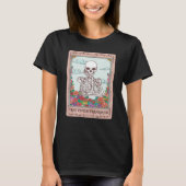 Professional Overthinker Colorful Skull Overthinki T-shirt (Voorkant)