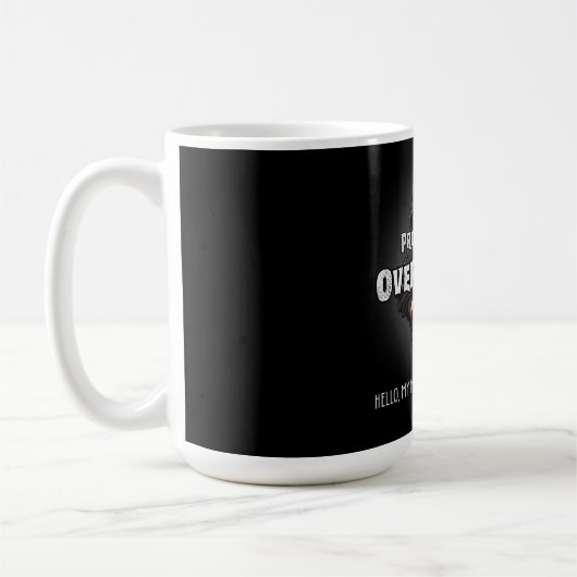 Professional Overthinker Funny Custom Name Mug Koffiemok (Links)