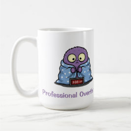 Professional Overthinker Monster Fun Koffiemok