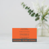 Professional Painter Business Card Visitekaartje (Staand voorkant)