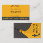 Professional Painter Business Card Visitekaartje (Voorkant / Achterkant)