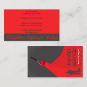 Professional Painter Business Card Visitekaartje (Voorkant / Achterkant)