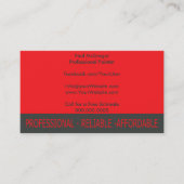 Professional Painter Business Card Visitekaartje (Voorkant)
