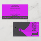 Professional Painter Business Card Visitekaartje (Voorkant / Achterkant)