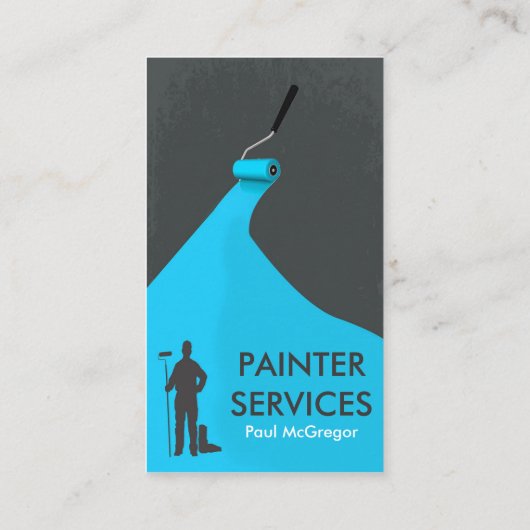 Professional Painter Business Card Visitekaartje (Achterkant)