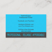Professional Painter Business Card Visitekaartje (Voorkant)