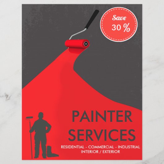 Professional Painter Discount Flyer (Voorkant)