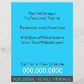 Professional Painter Flyer (Achterkant)