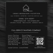 Professional Painting Service Contractor QR Code Visitekaartje